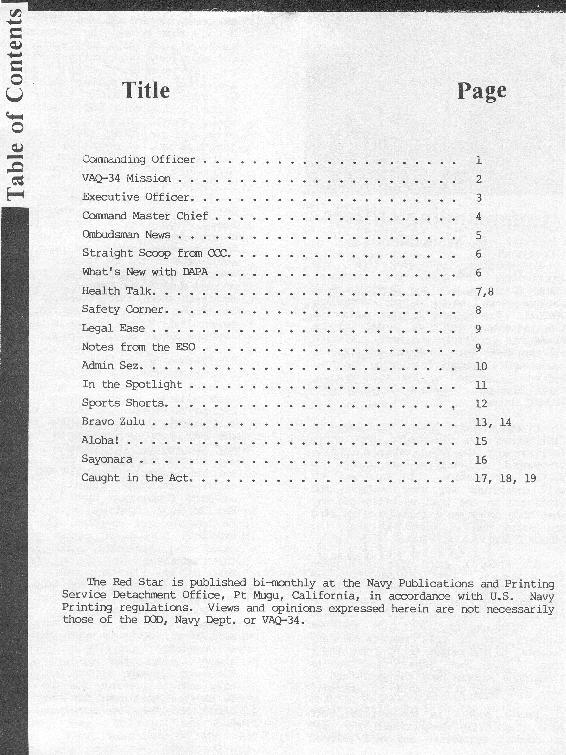 table of contents 